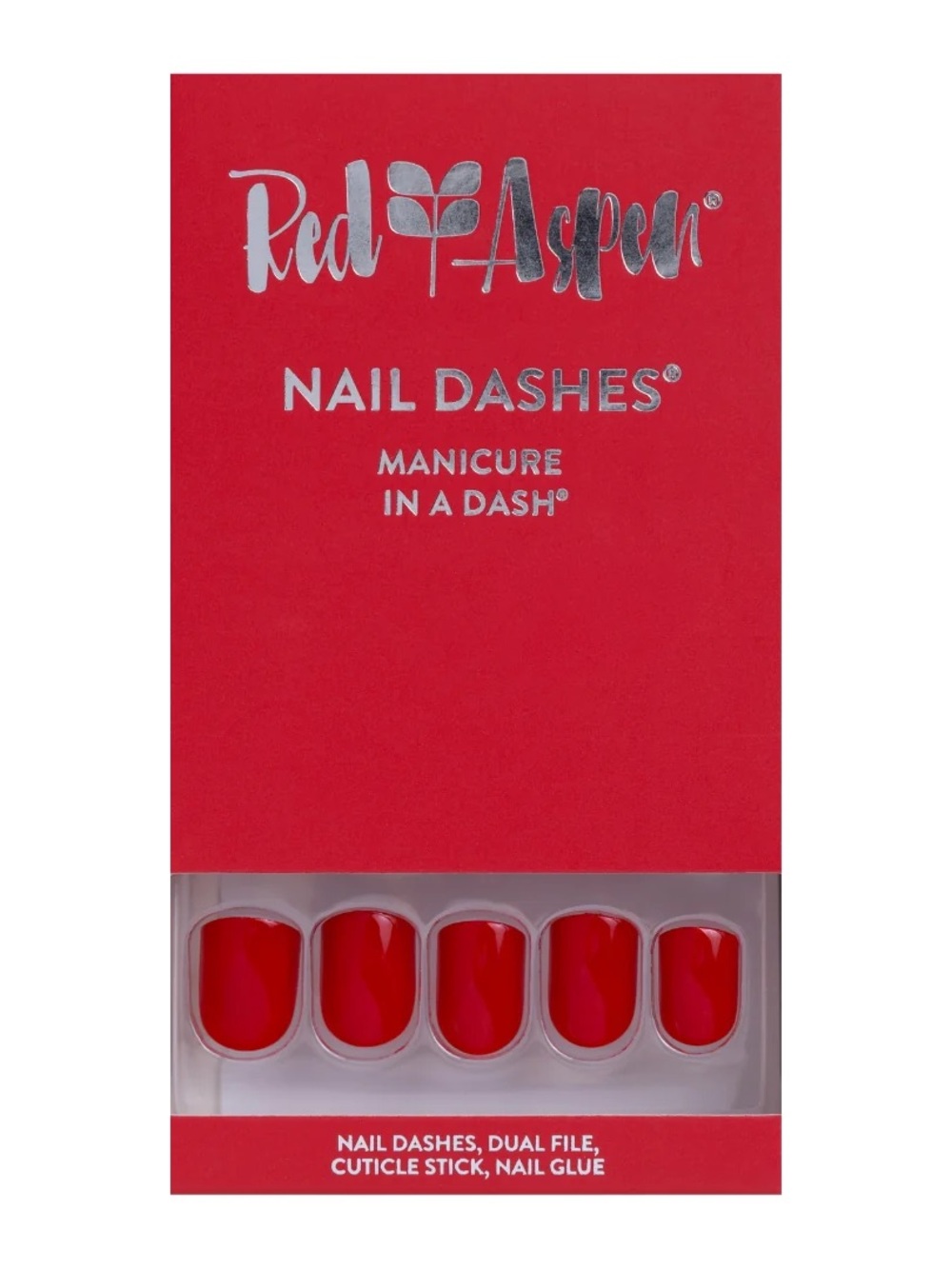 NIB Red Aspen Tulips for Tiffani Press-On Nail Dashes